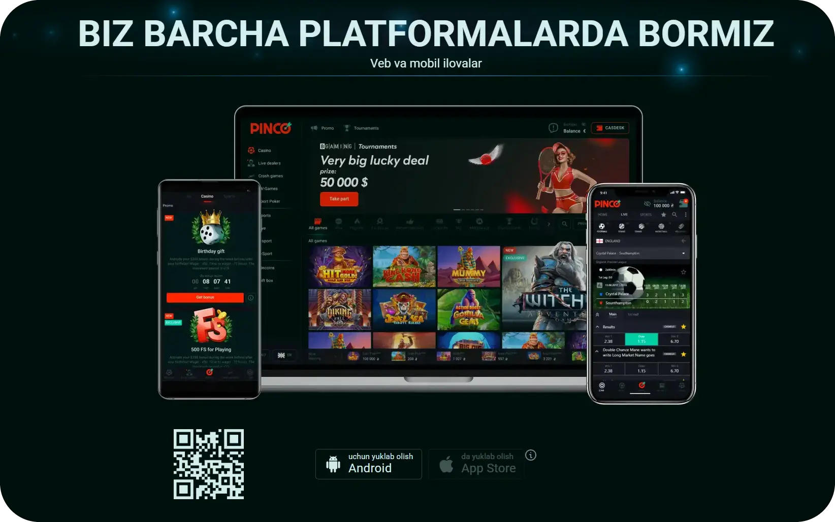 Pin-Up Oʻzbekiston - Depozit qilish: UZS va mahalliy to‘lov